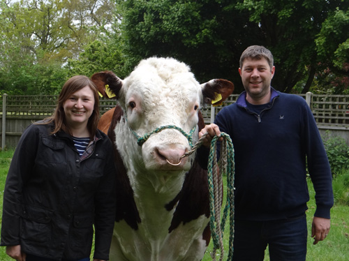 Laura & Philip with Haven Hotspur before departing for his new home