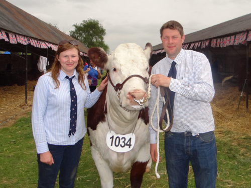Laura and Philip with Clipston Tiara R16 at Shopshire Show 2015